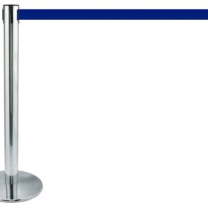 Poste / Ordenador Peatonal Aluminio Cromado, Unifila